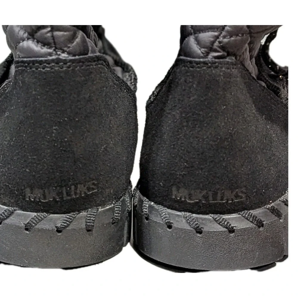 Muk Luks Women's‎ Flexi Bridgehampton Black Suede Boots Shoes Winter Size 7